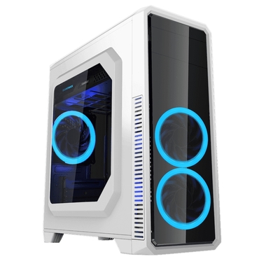 Matériels informatique boitier pc GAMEMAX G561 Blanc infinytech Réunion 01