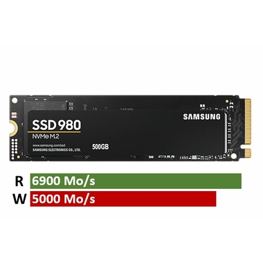 Matériels informatique disque SSD M.2 NVMe SAMSUNG 980 MZ-V8V500BW 500 Go infinytech Réunion 21