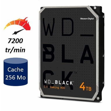 Matériels informatique HDD 3.5 WESTERN DIGITAL Black WD4005FZBX 4 To infinytech Réunion 05