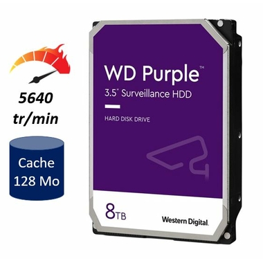 Matériels informatique disque 3.5 WESTERN DIGITAL WD Purple WD84PURZ infinytech Réunion 01
