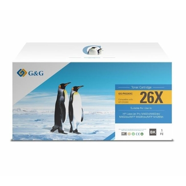 Consommables toner compatible G&G pour HP 26X Noir infinytech Réunion 01