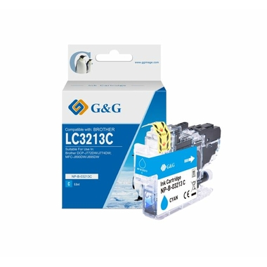 Consommables cartouche compatible G&G pour BROTHER LC3213C infinytech Réunion 01
