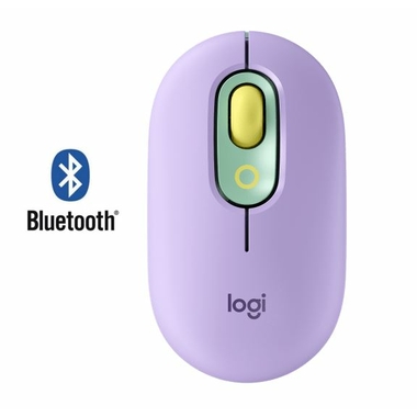 Matériels informatique souris LOGITECH Pop Mouse Bluetooth Violet Vert infinytech Réunion 01
