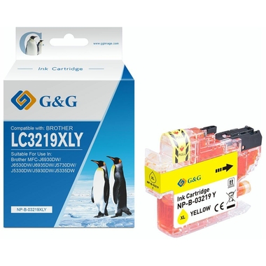 Consommables compatibles G&G BROTHER LC3219XLY Jaune infinytech Réunion 01