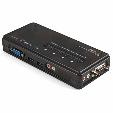 Matériels informatique KVM STARTECH SV411KUSB USB 4 ports avec audio et câbles infinytech Réunion 01