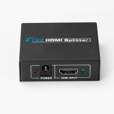 Adaptateur HDMI 1 Entrée 2 Sorties KIRVOS - Double Affichage 1080p, Câble 30cm, Plaqué Or, Pour TV, PC, Console