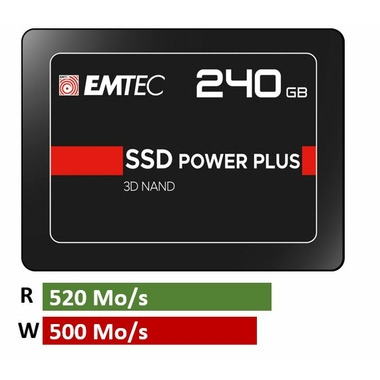 Matériels informatique disque SSD 2.5 EMTEC X150 Power Plus 240Go infinytech Réunion 011
