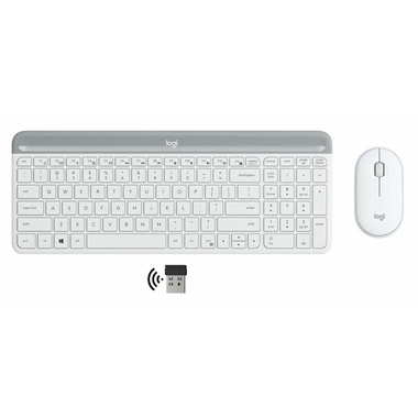 Matériels informatique pack clavier souris LOGITECH MK470 Blanc infinytech Réunion 01