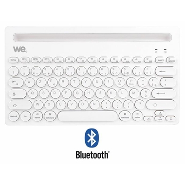 Matériels informatique clavier avec support tablette WE CONNECT Bluetooth Blanc infinytech Réunion 01