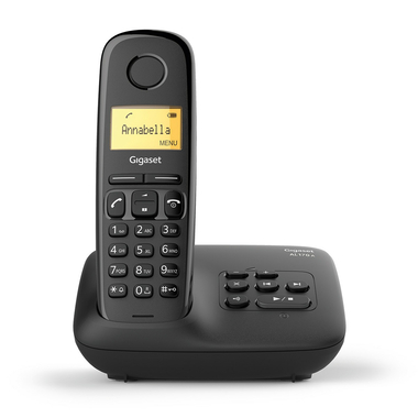 Téléphonie téléphone fixe sans fil GIGASET AL170A avec répondeur Noir infinytech Réunion 02