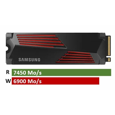 Matériels informatique disque SSD M.2 SAMSUNG Samsung 990 PRO 2To avec dissipateur infinytech Réunion 01