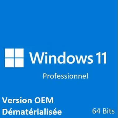 Logiciels informatique MICROSOFT Windows 11 Professionnel OEM Dém infinytech Réunion 01