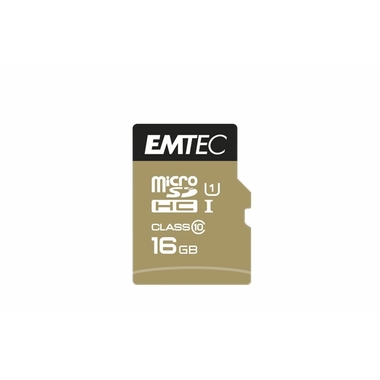Matériels informatique carte micro SD EMTEC UHS-I U1 Elite Gold 16Go infinytech Réunion 01