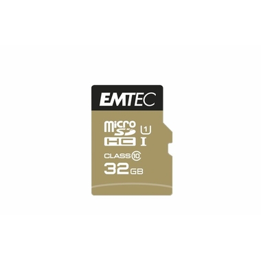 Matériels informatique carte micro SD EMTEC UHS-I U1 Elite Gold 32Go infinytech Réunion 01