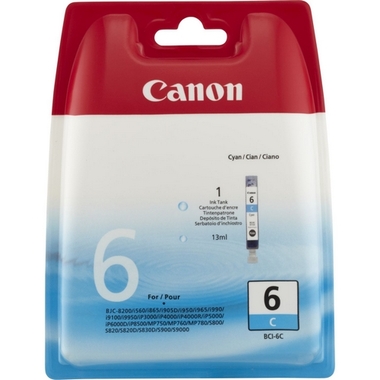 Consommables informatique cartouche jet d'encre CANON BCI-6C Cyan infinytech reunion