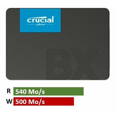 Matériels informatique disque SSD SATA CRUCIAL BX500 2 To infinytech Réunion 01
