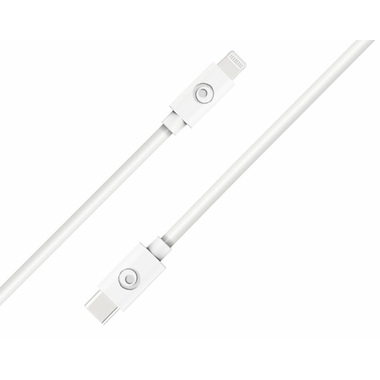 Accessoires téléphonie câble BIGBEN USB-C vers Lightning 1,2m 3A Blanc infinytech Réunion 01
