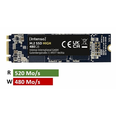 Matériels informatique disque SSD M.2 INTENSO High 480Go infinytech Réunion 01