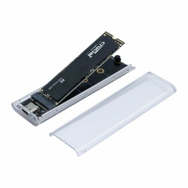 Matériels informatique boitier pour SSD M.2 NVMe et M.2 SATA sur USB-C 10G infinytech Réunion 01