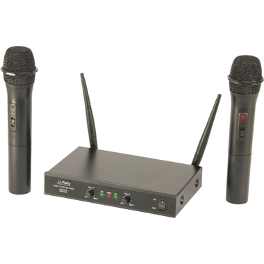 Matériels audio système de microphones UHF à 2 canaux LOTRONIC PARTY-200UHF-MKII infinytech Réunion 02