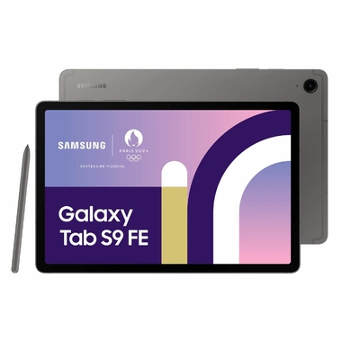 Matériels informatique tablette tactile SAMSUNG Galaxy Tab S9FE SM-X510N 6Go 128Go Grise infinytech Réunion 01
