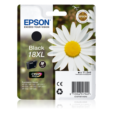 Cartouche encre Epson T1811 Noir