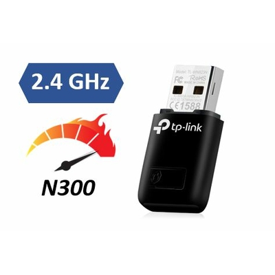 Clé WiFi USB N300 Mbps TL-WN823N Noir TP-LINK - TPLINKWN823N 