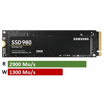 SSD NVMe M.2 SAMSUNG 980 SSD 250 Go - infinytech-reunion