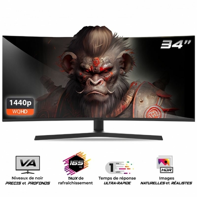 Ecran incurvé ASUS ROG Strix XG49VQ 49 DP HDMI 144Hz - infinytech