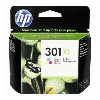 Cartouche d'encre HP 301 XL trois couleurs - Cartouches d'encre HP