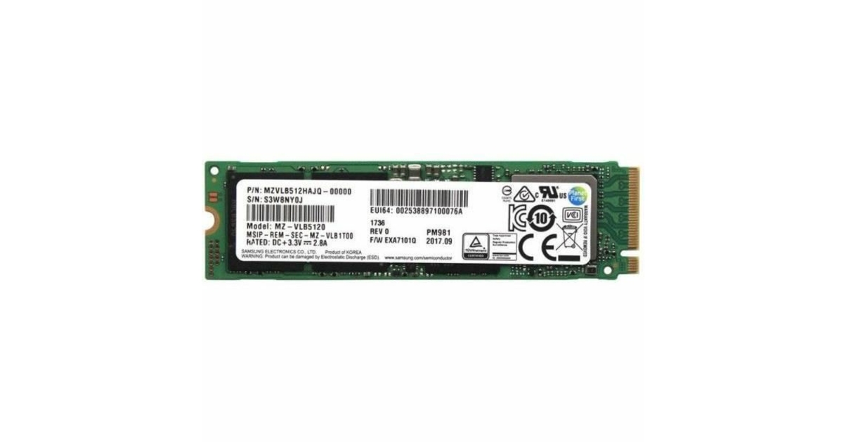 SSD NVMe M.2 SAMSUNG PM981 512 Go - infinytech-reunion