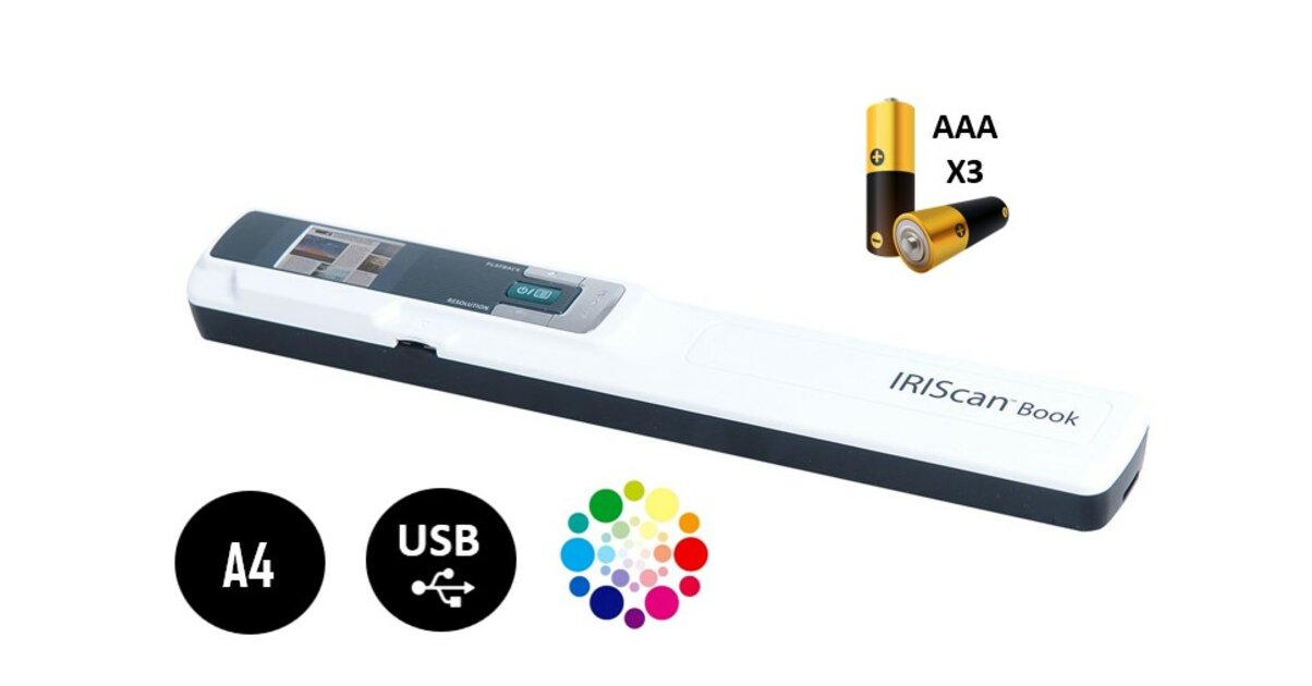 Scanner mobile IRIScan Book 3 - infinytech-reunion
