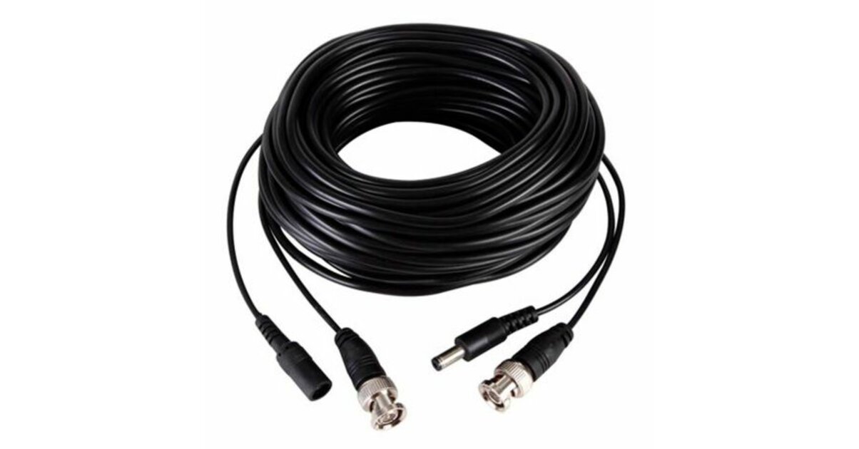 Câble vidéo Kx6 avec alimentation 2x0.75mm 40m - infinytech-reunion