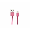 Câble APM 570361 USB Mâle vers Lightning 1,5m Rose