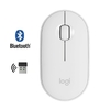 Souris LOGITECH Pebble M350 Sans Fil et Bluetooth Blanche