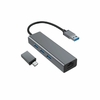 Adaptateur RADIOLA USB-A+C vers USB 3.0 et RJ45 Gigabit