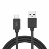 Câble WE CONNECT USB Mâle vers USB-C Mâle 1m Noir