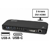 Station d'accueil USB-A et USB-C V7 UDDS2