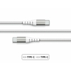 Câble BIGBEN Force Power Lite USB-C vers USB-C 2m Blanc