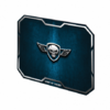 Tapis de souris SOG Winged Skull M Bleu