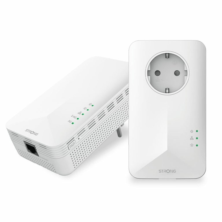 Pack de 2 CPL STRONG Powerline 1000 Duo Wi-Fi - infinytech-reunion