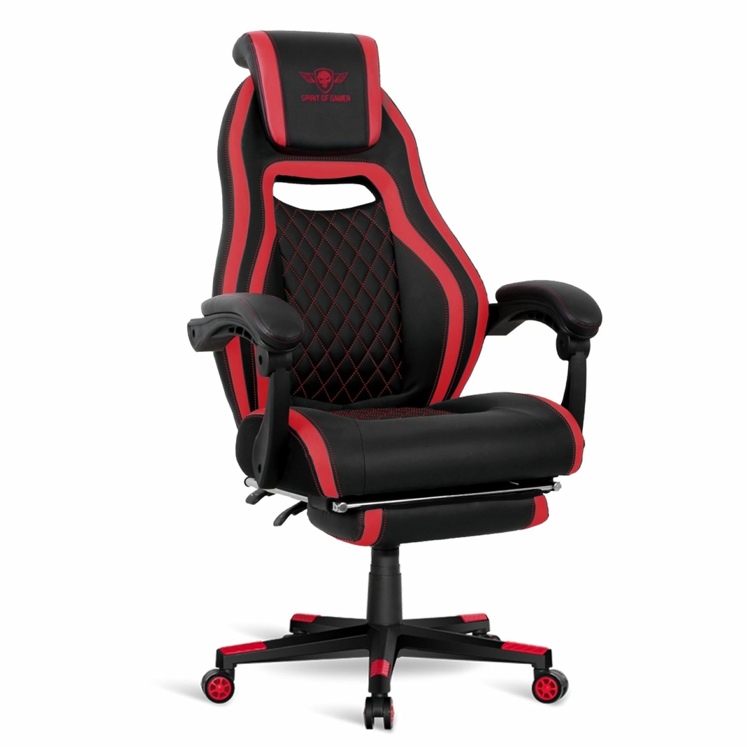 Fauteuil Gaming SOG Wildcat Rouge et Noir infinytechreunion