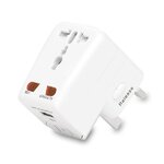 Accessoires téléphonie adaptateur de voyage universel D2 DIFFUSION avec USB infinytec Réunion 1