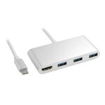Matériels informatique adaptateur USB-C vers HDMI et hub 3 x USB 3.0 infinytech Réunion 2