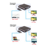 Matériels informatique adaptateur USB-C vers HDMI et VGA infinytech Réunion 2