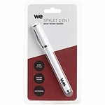 Matériels informatique Stylet universel 2 en 1 WE CONNECT Blanc infinytech Réunion 2