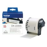 Consommables informatique rouleau de papier continu BROTHER DK-22205 infinytech Réunion 2