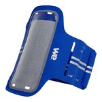 Accessoires téléphonie brassard sport 5 pouces WE CONNECT en Lycra Bleu infinytech Réunion 1