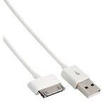 Matériels informatique câble Apple Essentiel 30 Pin BLUESTORK 1,5m blanc infinytech Réunion 1