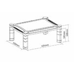 Accessoires informatique réhausseur décran V7 DT1HARS-1E infinytech Réunion 4